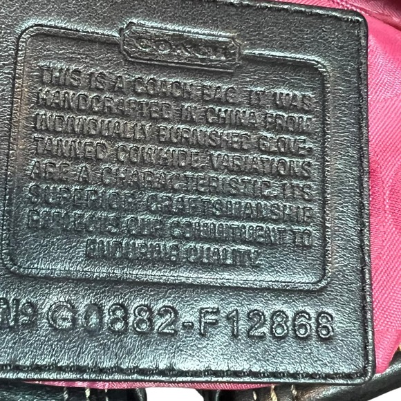 Vintage Coach Legacy Turnlock Leather Satchel Bag Purse 12868 - Picture 11 of 11